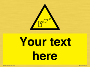 Custom warning barrier